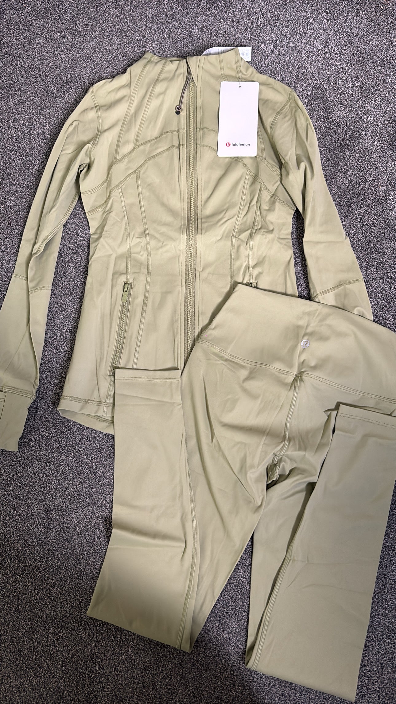Khaki Lulu gym set -Rg