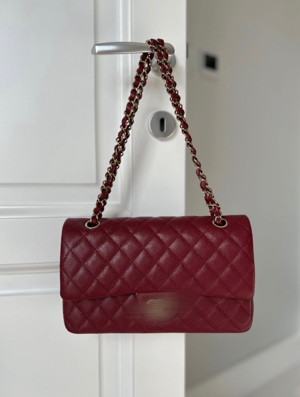 Burgundy classic crossover bag -Rg