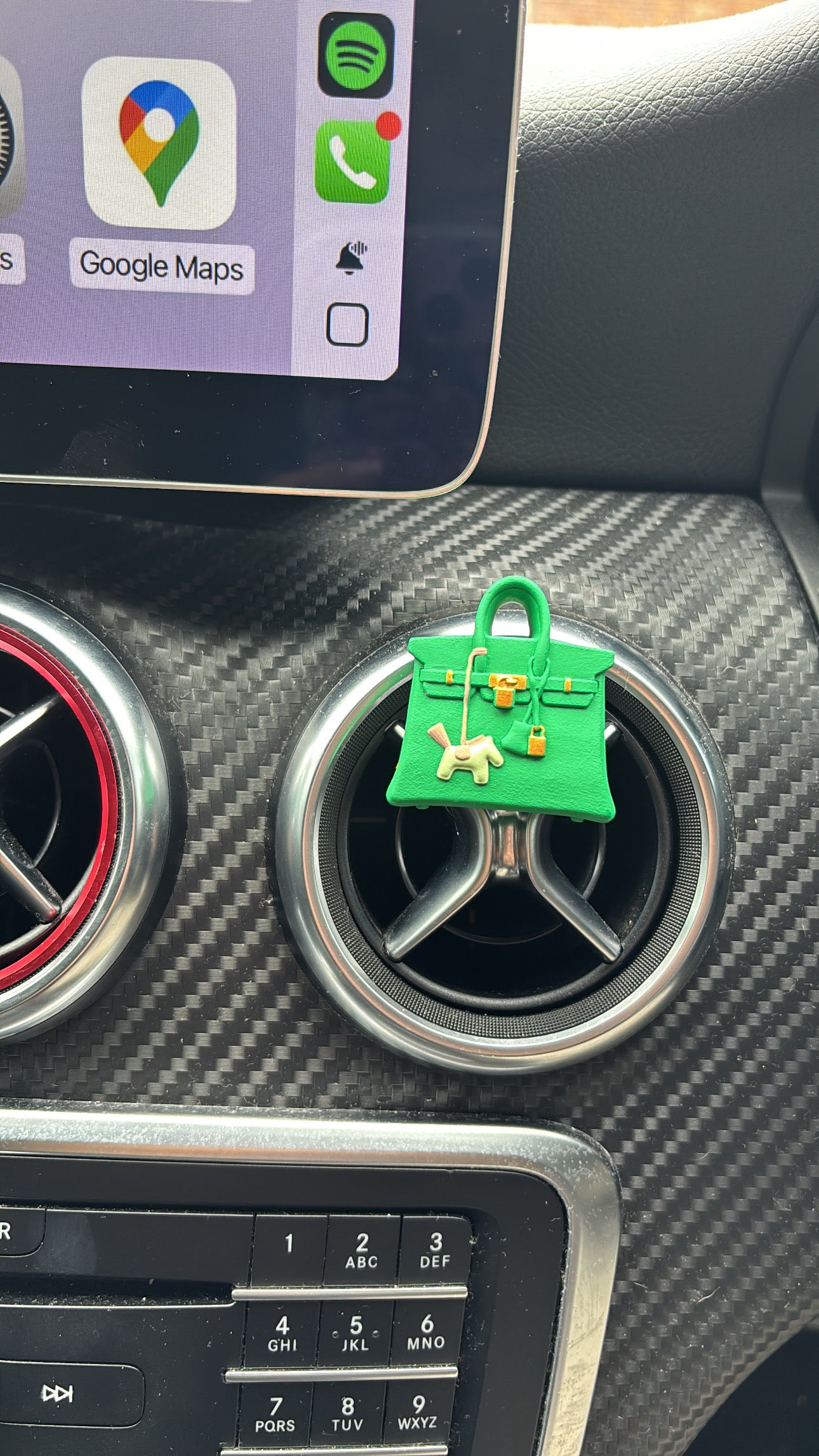 Green b handbag car accessorie -Rg