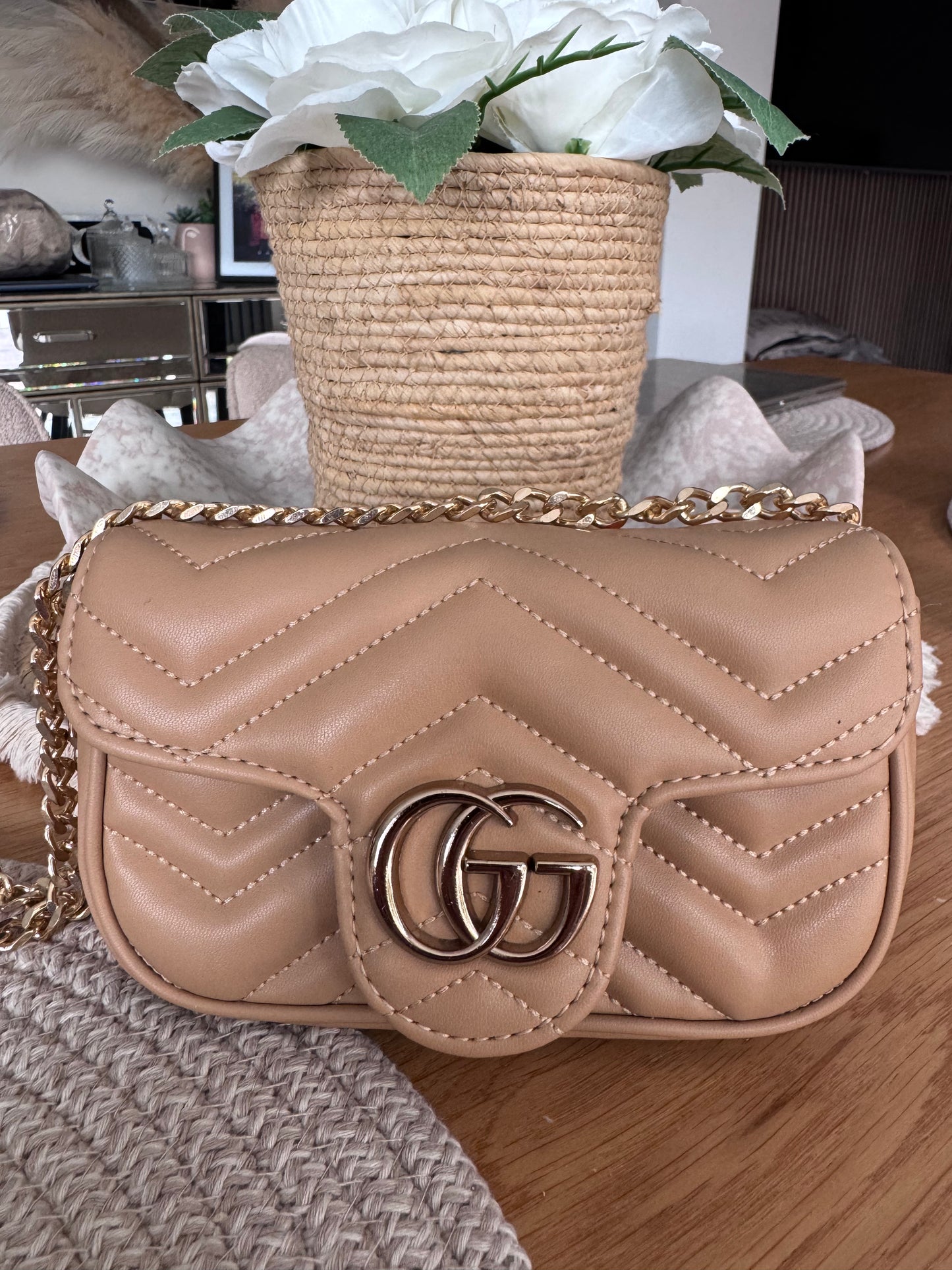 Camel mini G crossover bag - AG