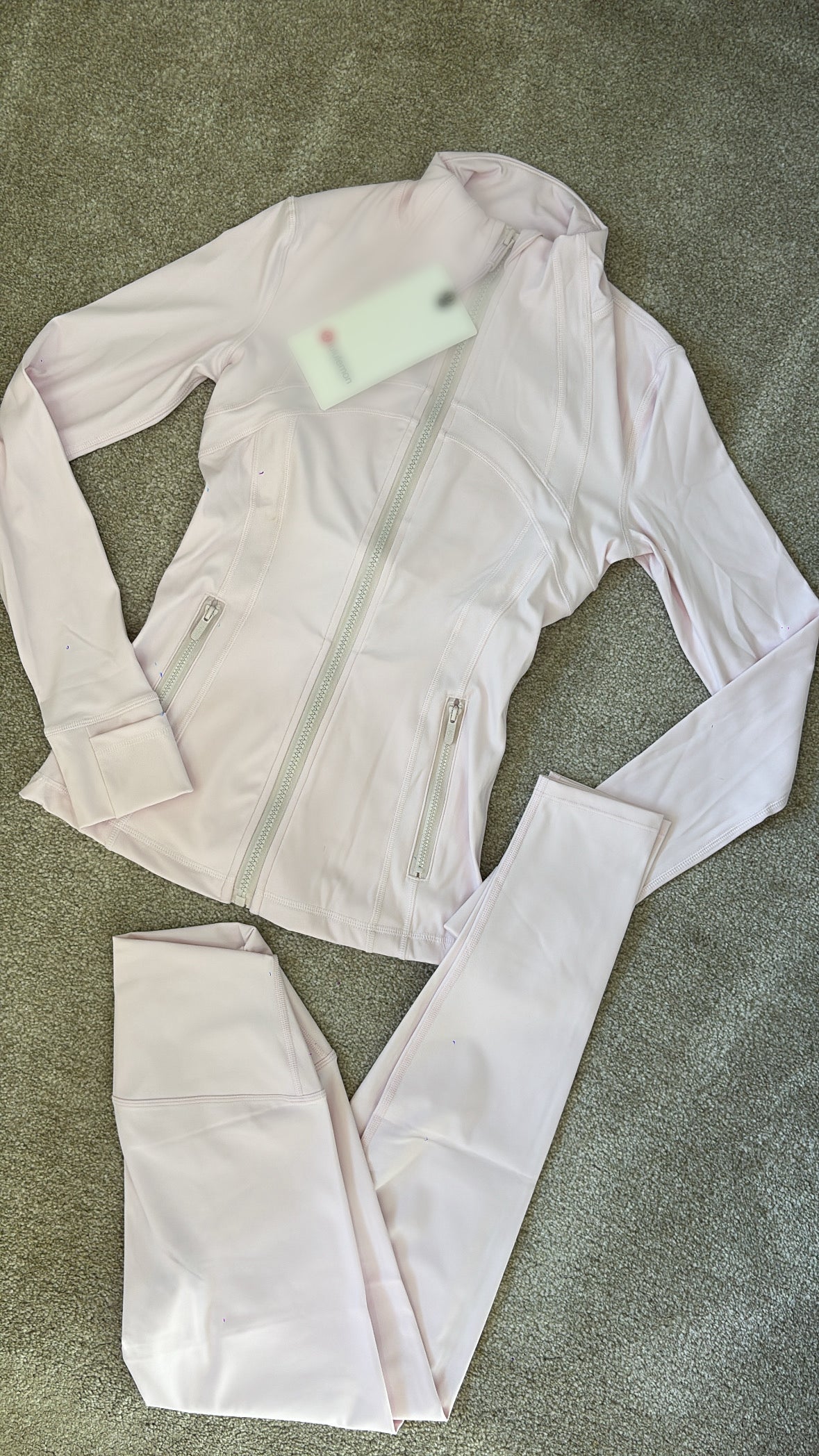 Baby pink lulu gym set size XS