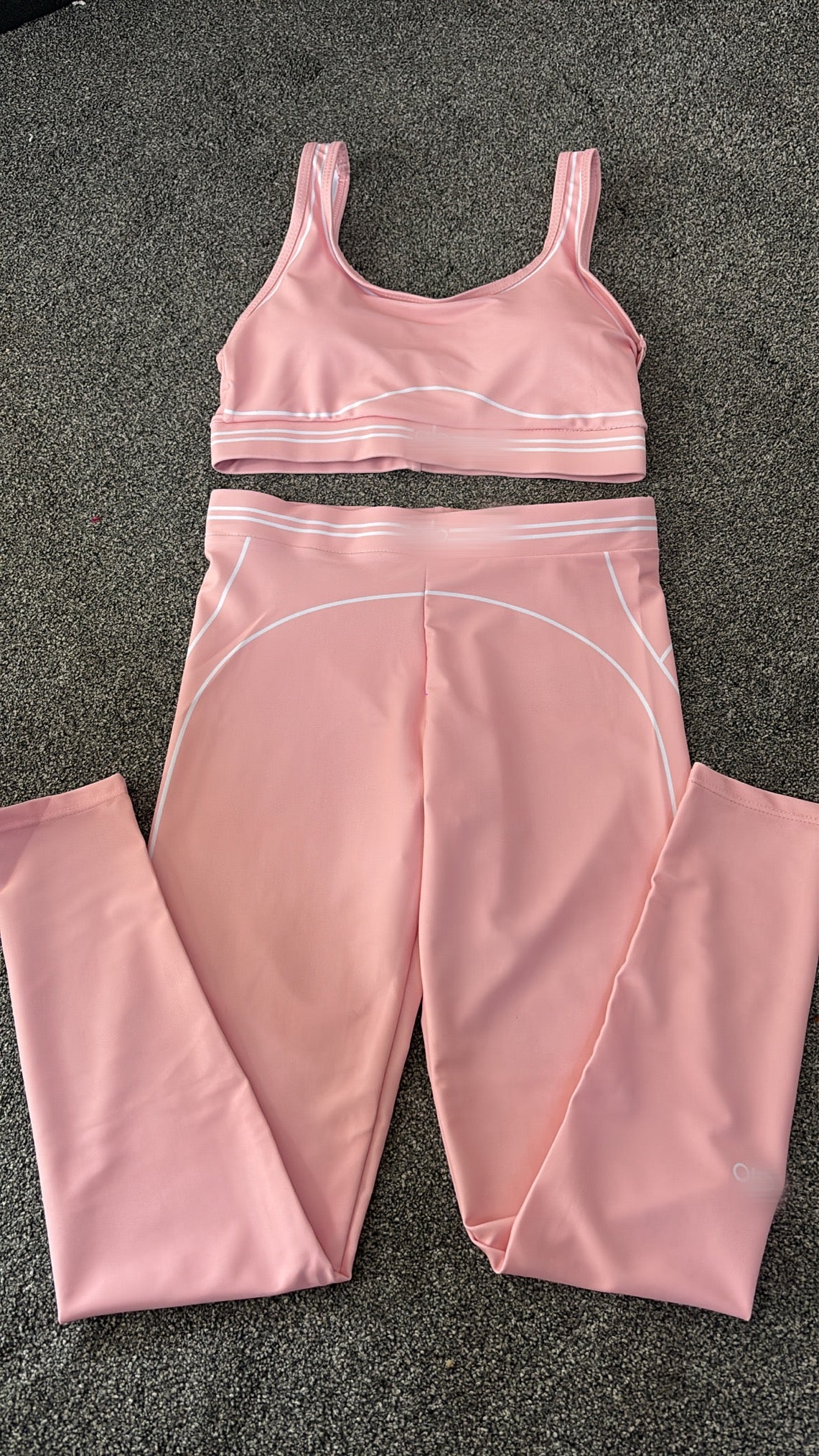 Pink silky A gym set size small -Rg