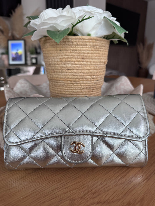 Silver mini crossover bag - AG