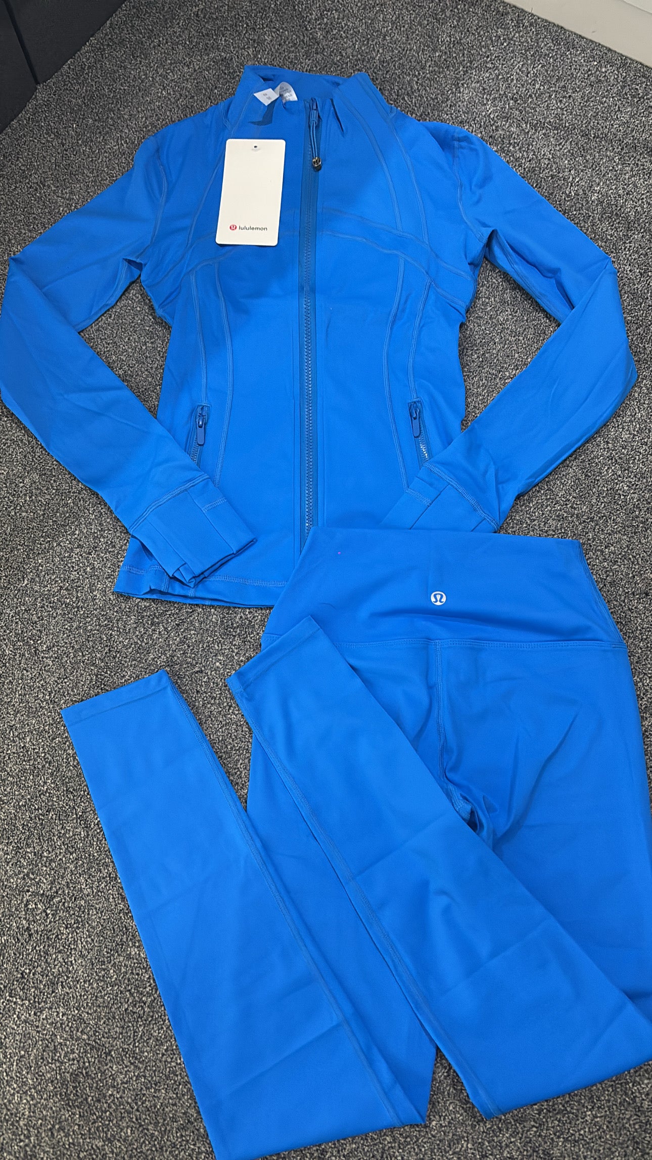 Royal blue Lulu gym set -Rg