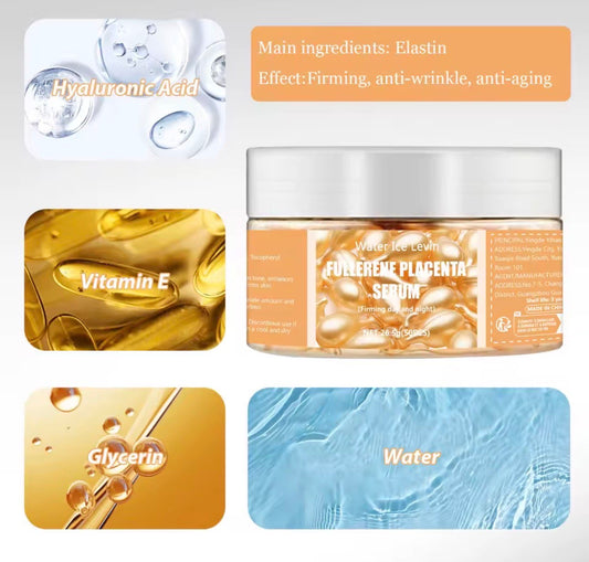 Collagen face care capsules serum