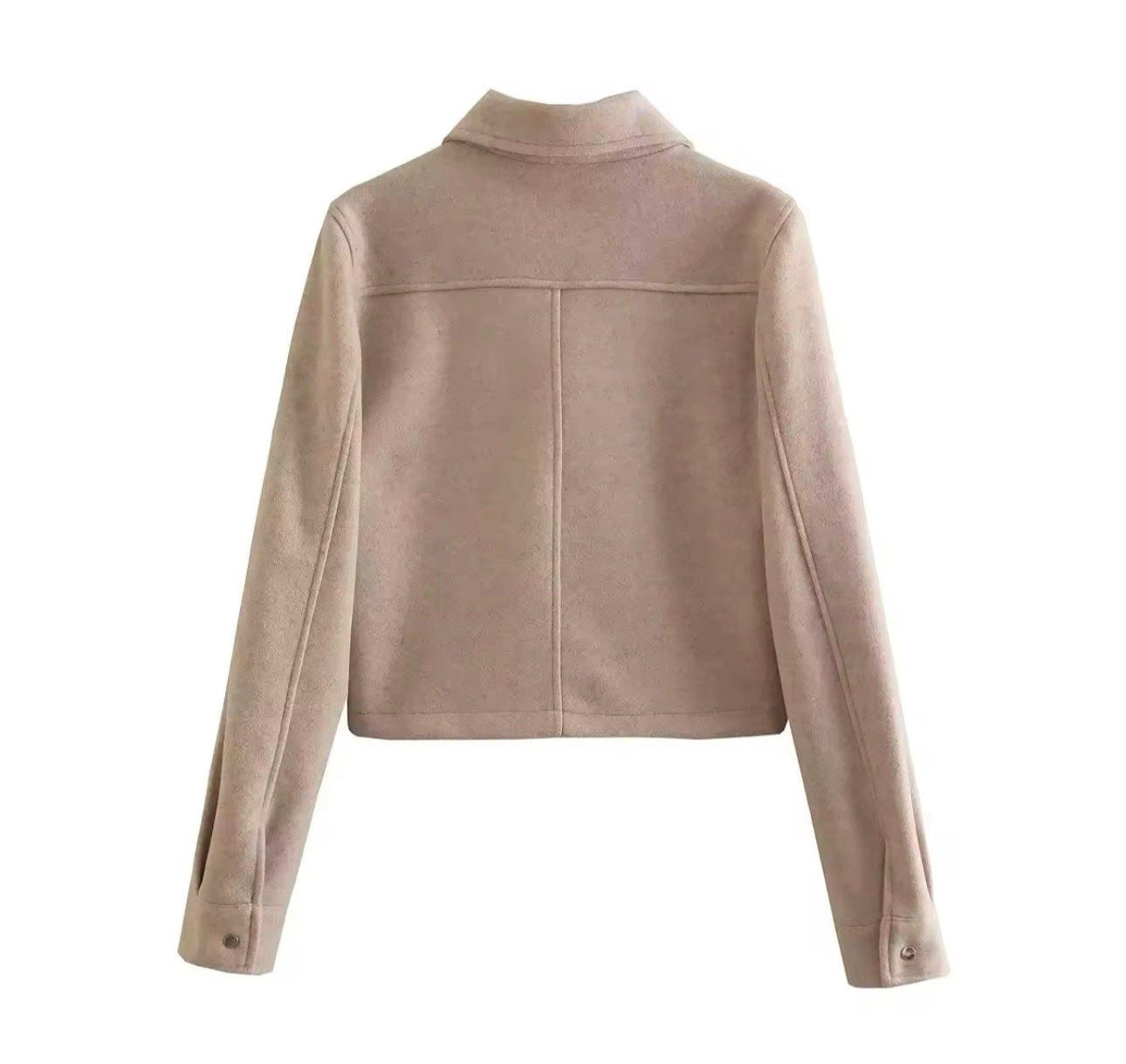 Beige button up jacket size M