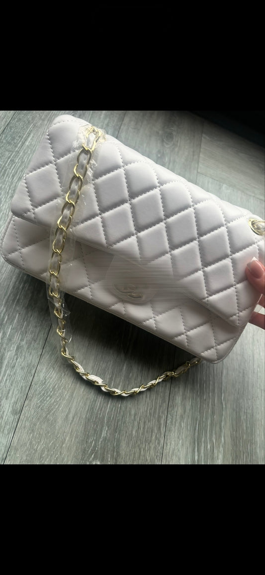 White classic crossover bag -Rg