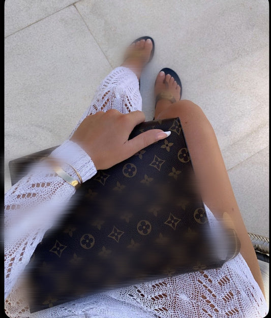 Brown clutch bag - Ag