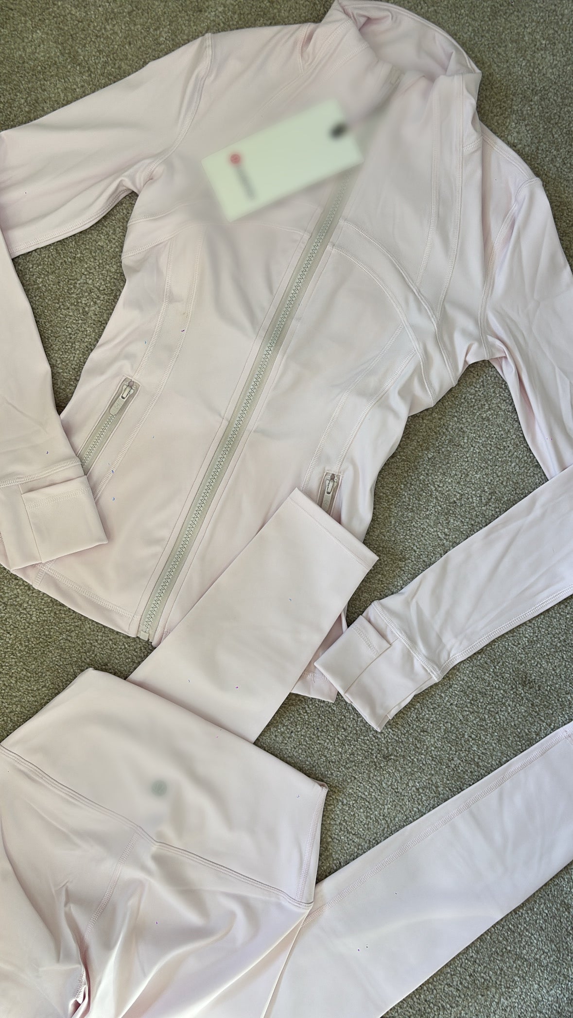 Baby pink lulu gym set size XS