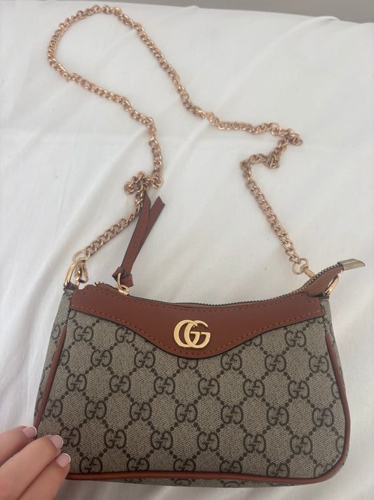 Small brown crossover g bag -Rg