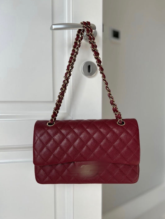 Burgundy classic crossover bag -Rg