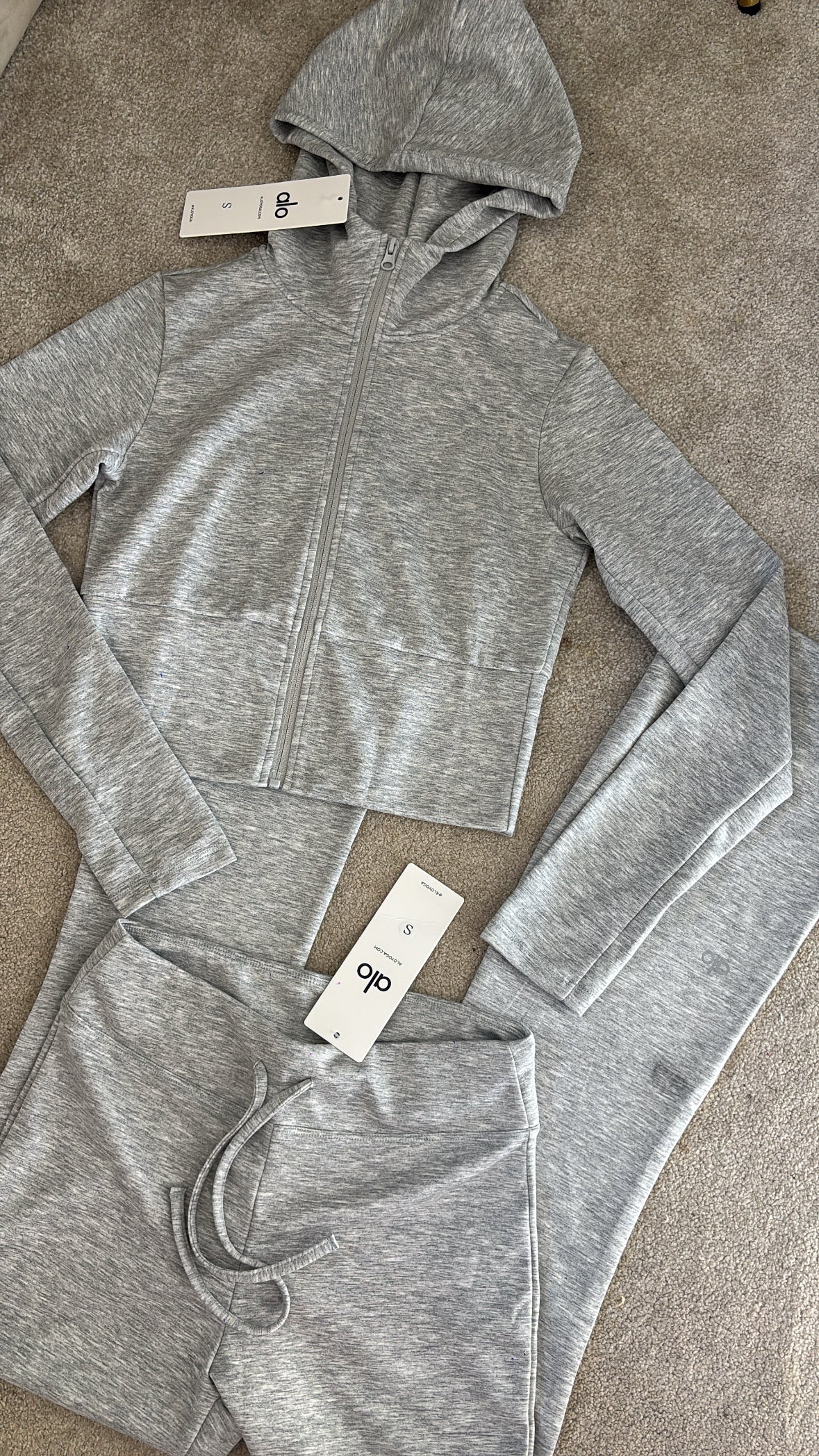 Grey flared tracksuit size Small