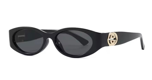 Small Frame Black G Sunglasses