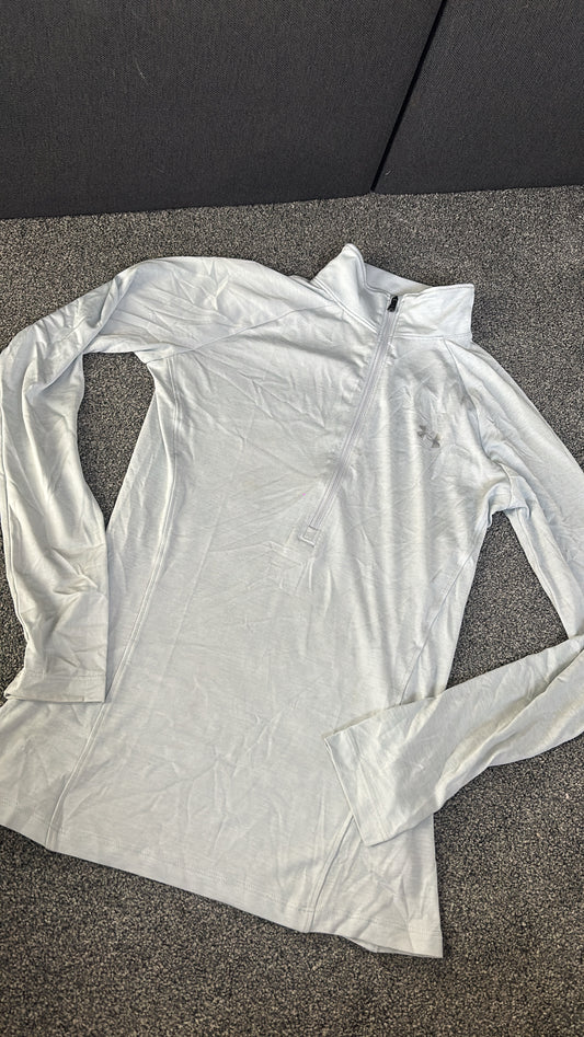 Grey quarter zip jacket size XS -Rg