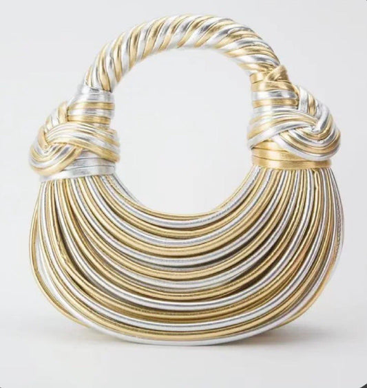 Gold and silver bag -Rg