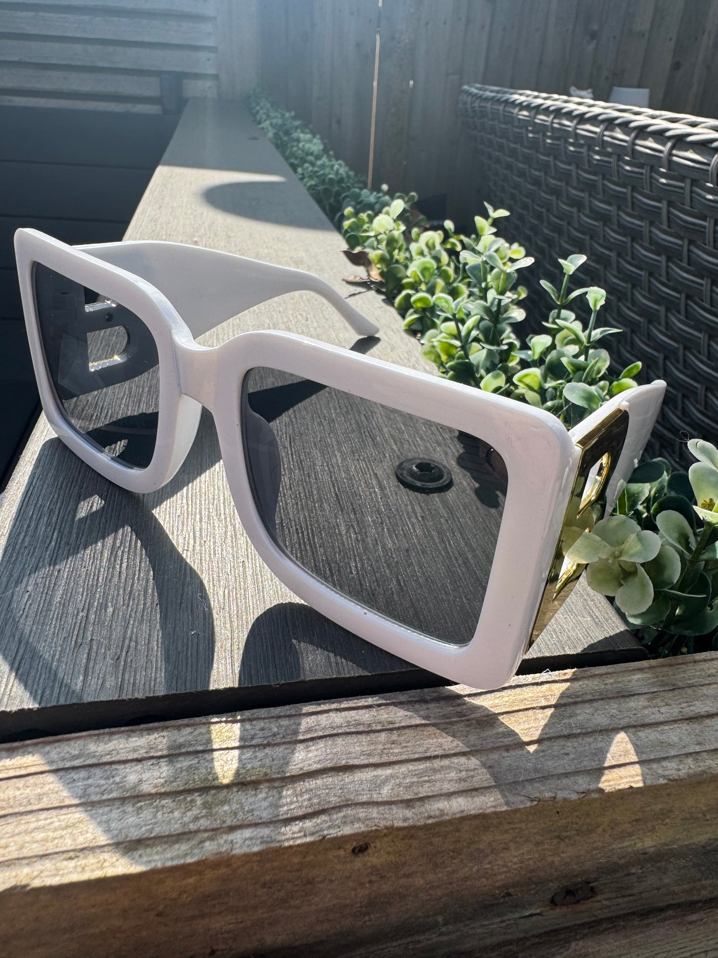 White B Sunglasses