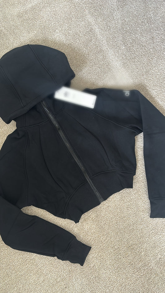 Black cropped A jumper size S
