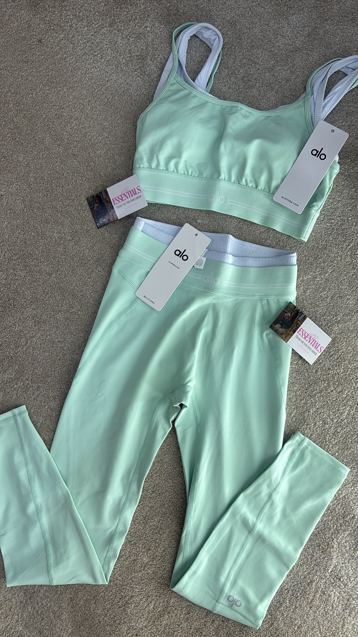 Mint green a gym set size XS -Rg