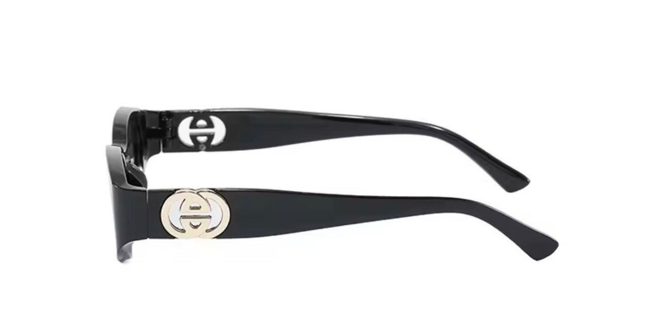 Small Frame Black G Sunglasses