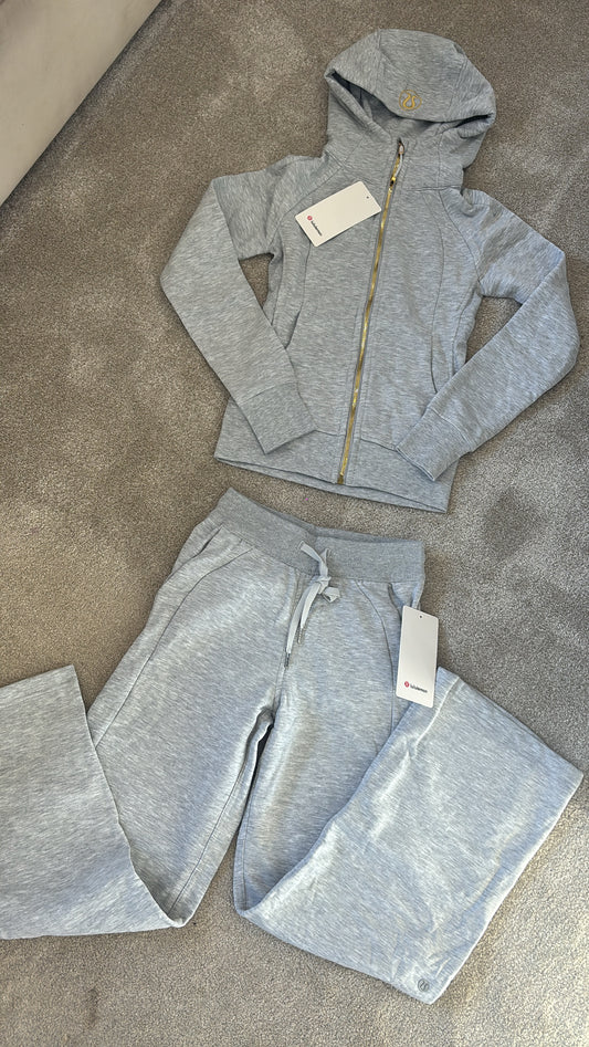 Grey & gold Lulu tracksuits- Rg
