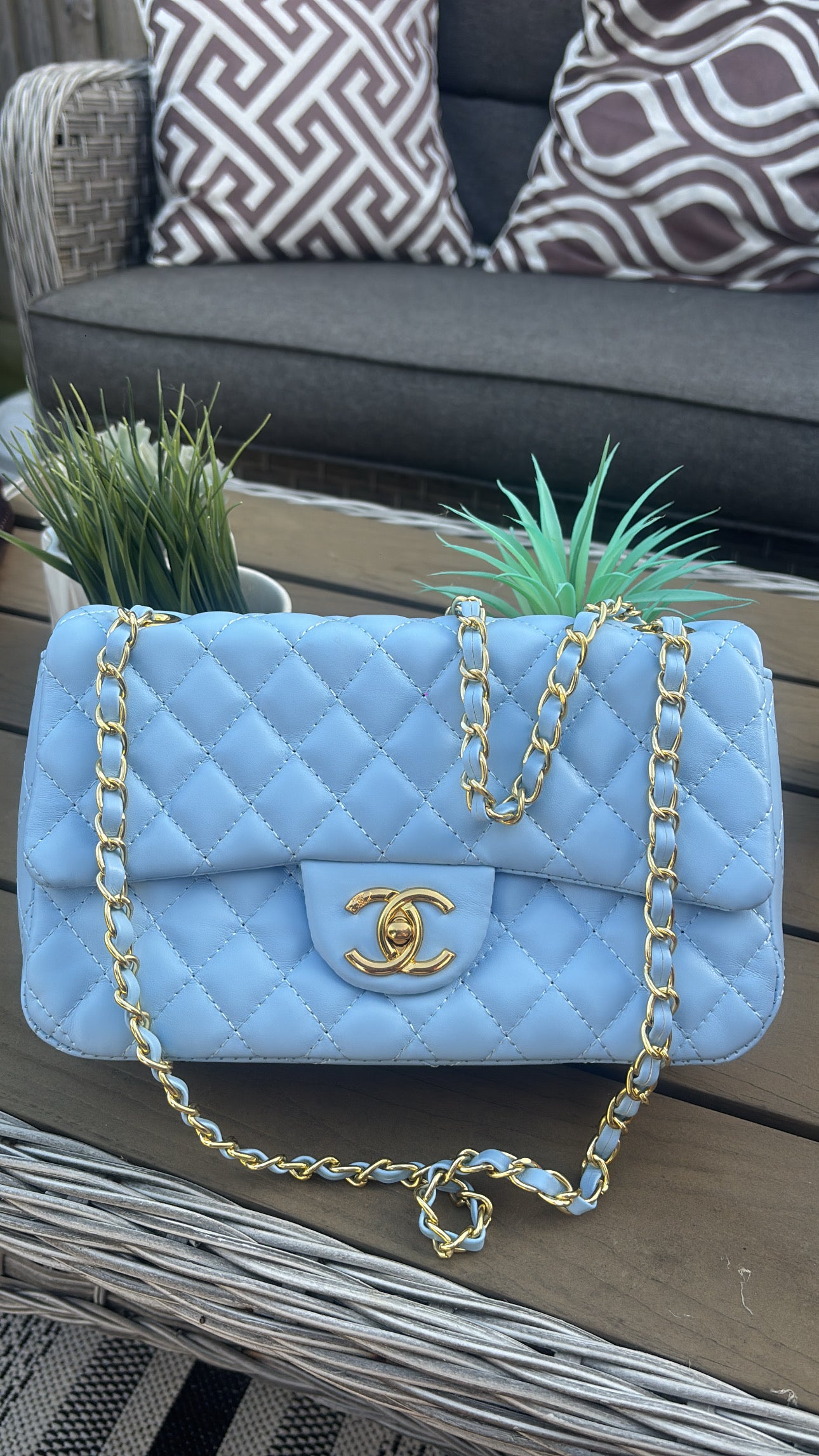 Blue classic c crossover bag -Rg