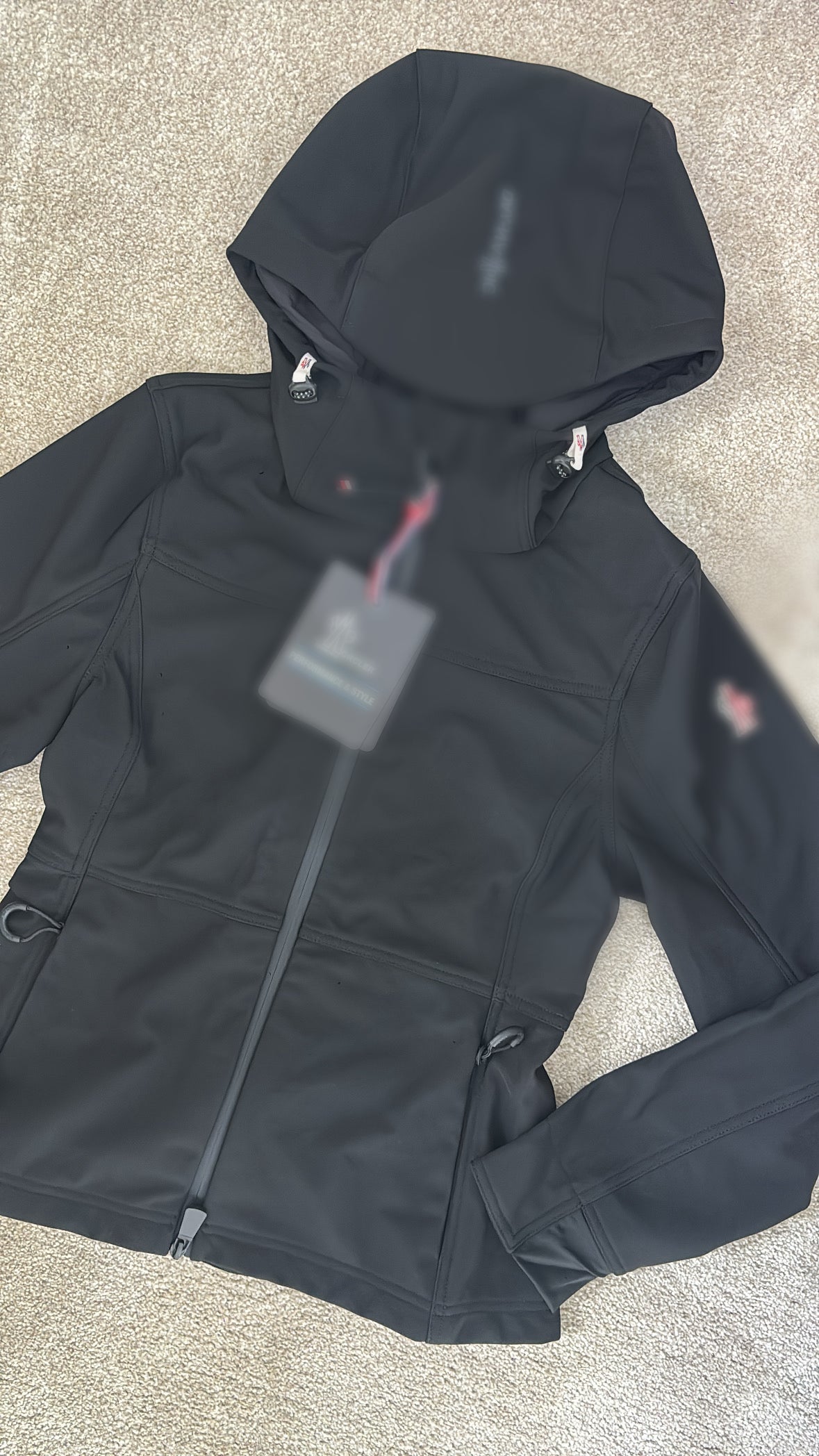 Black M waterproof coat jacket size 0