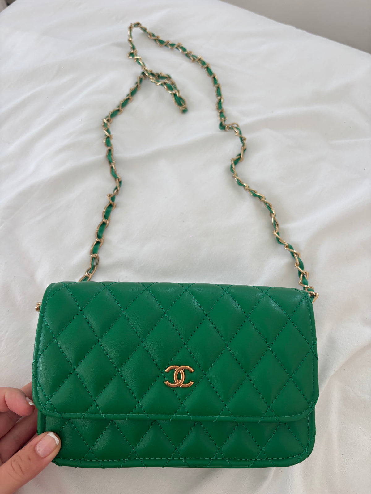 Green small crossover bag -Rg