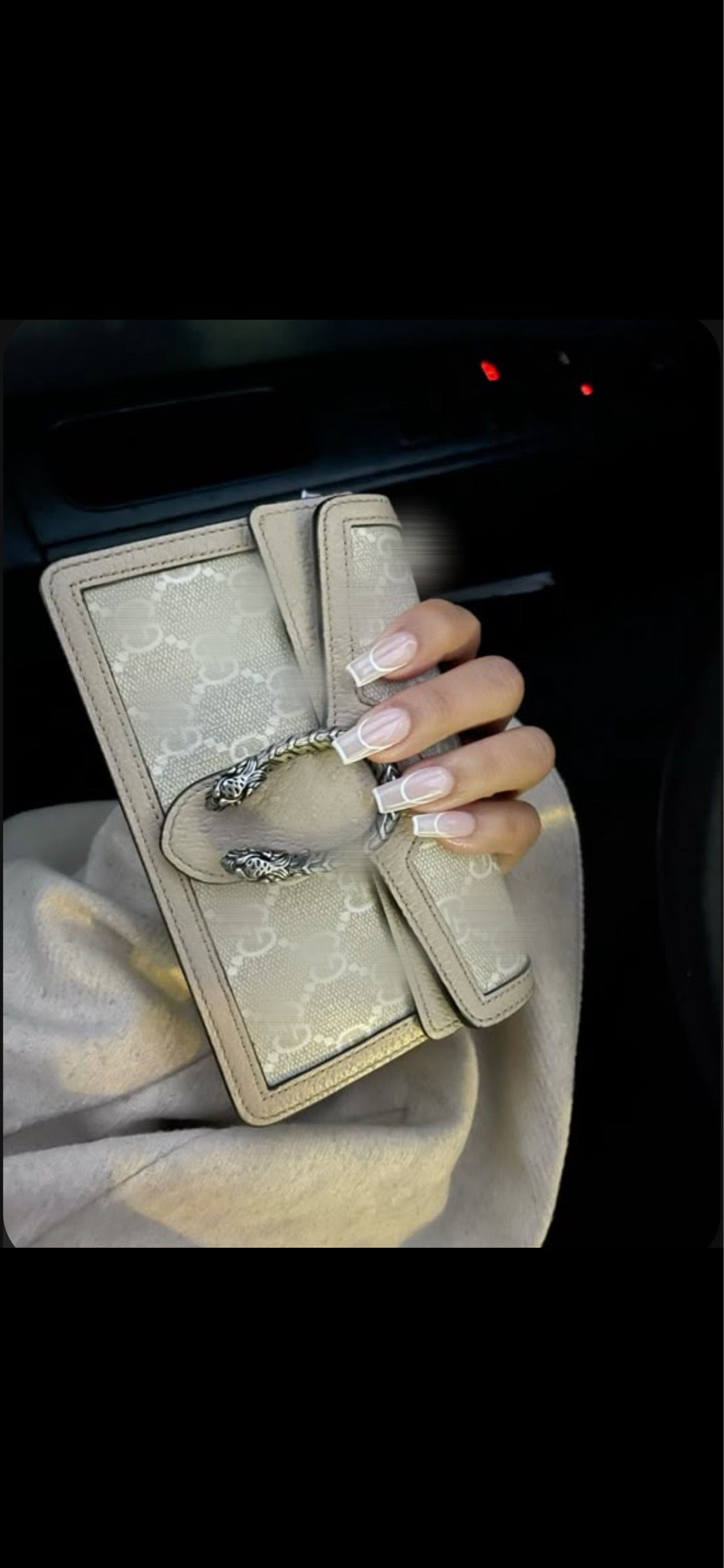 Mini beige crossover bag -Rg