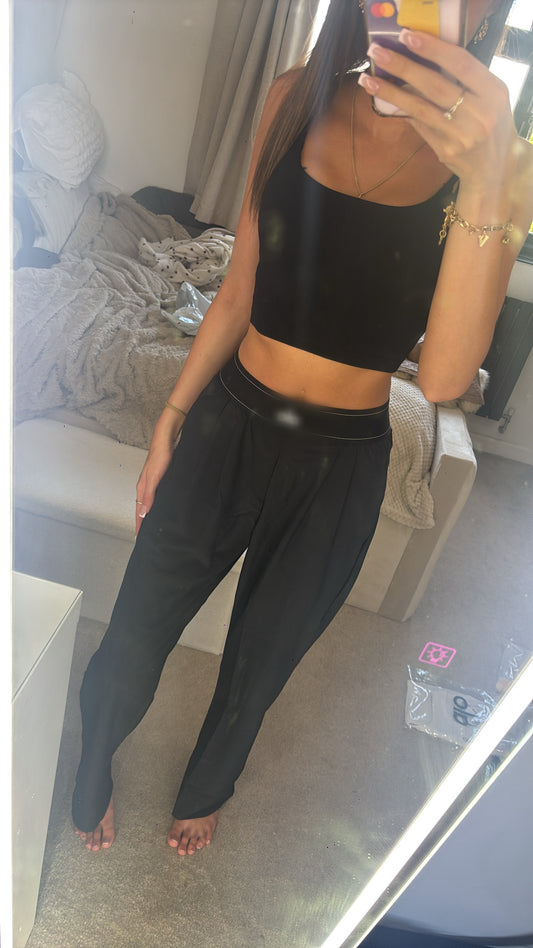 Black dry fit trousers