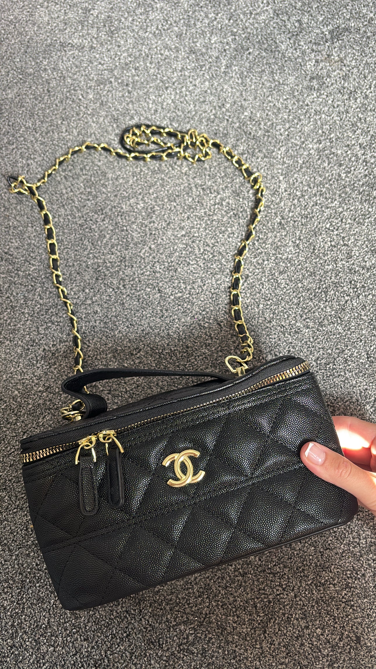 Black box bag with Handel -Rg