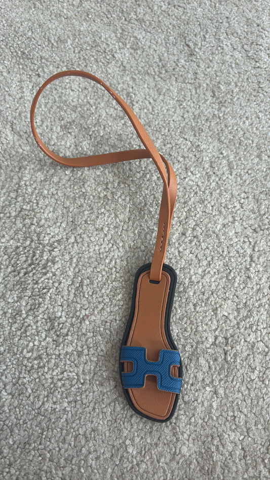 Royal blue h slidder key chain -Rg