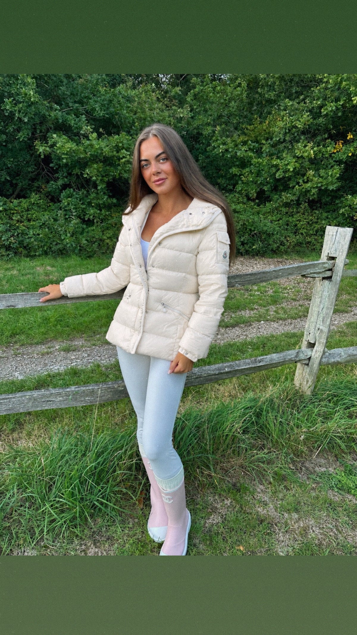Beige/ cream size small coat -Rg