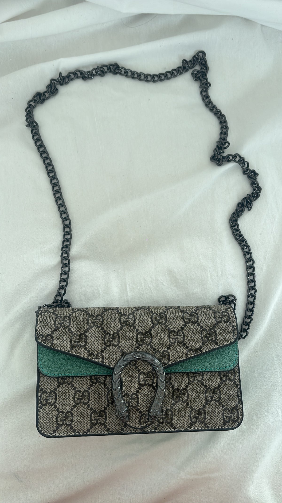 Mini green g crossover bag -Rg