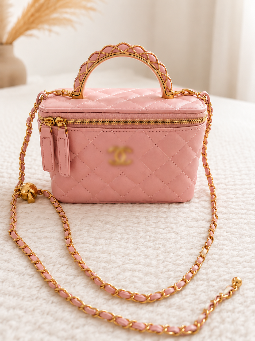 Baby pink box bag - AG