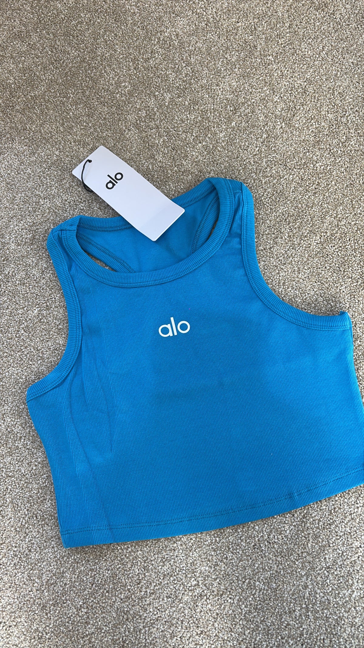 Royal blue a cropped top size small -Rg
