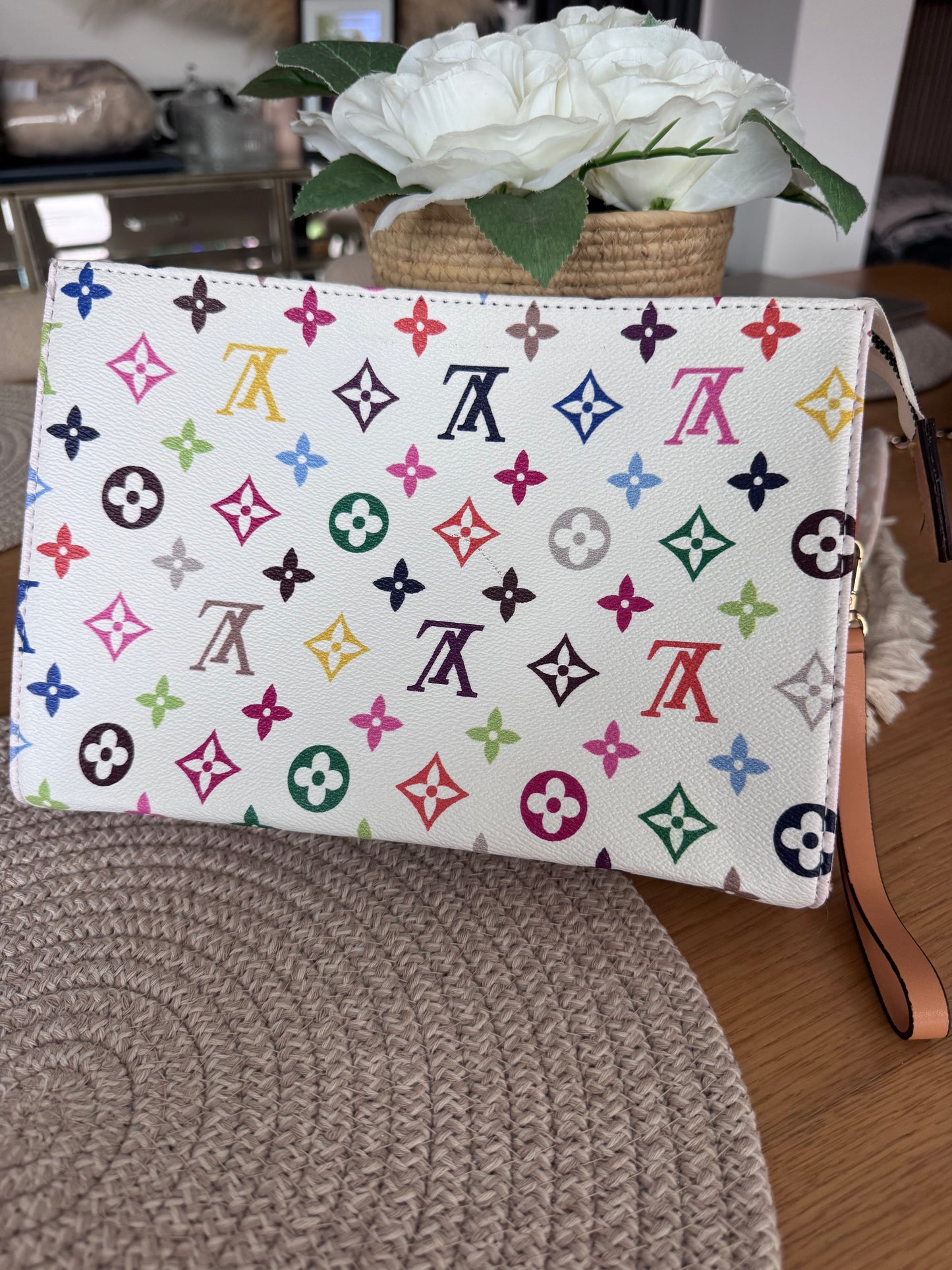 Multi Coloured Clutch Bag - AG